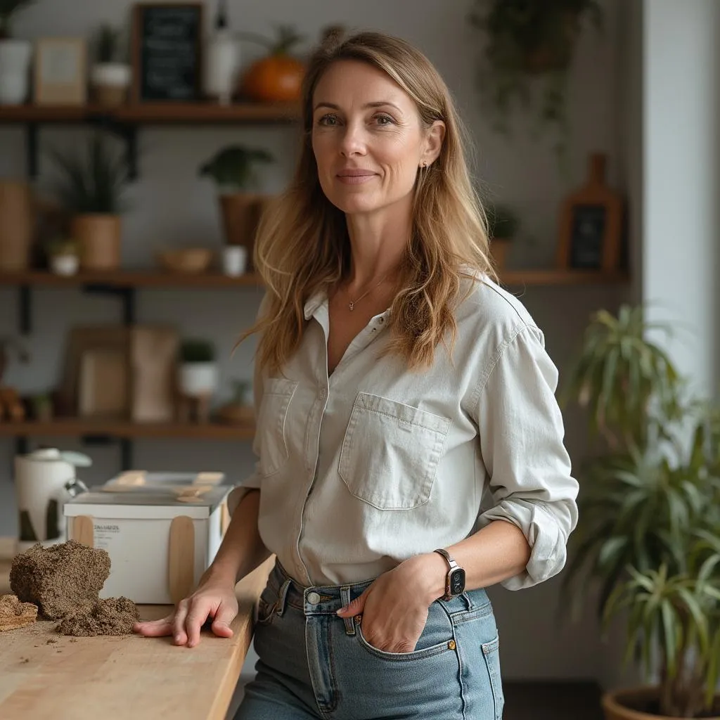 Portrett av Ingrid Fjellstad