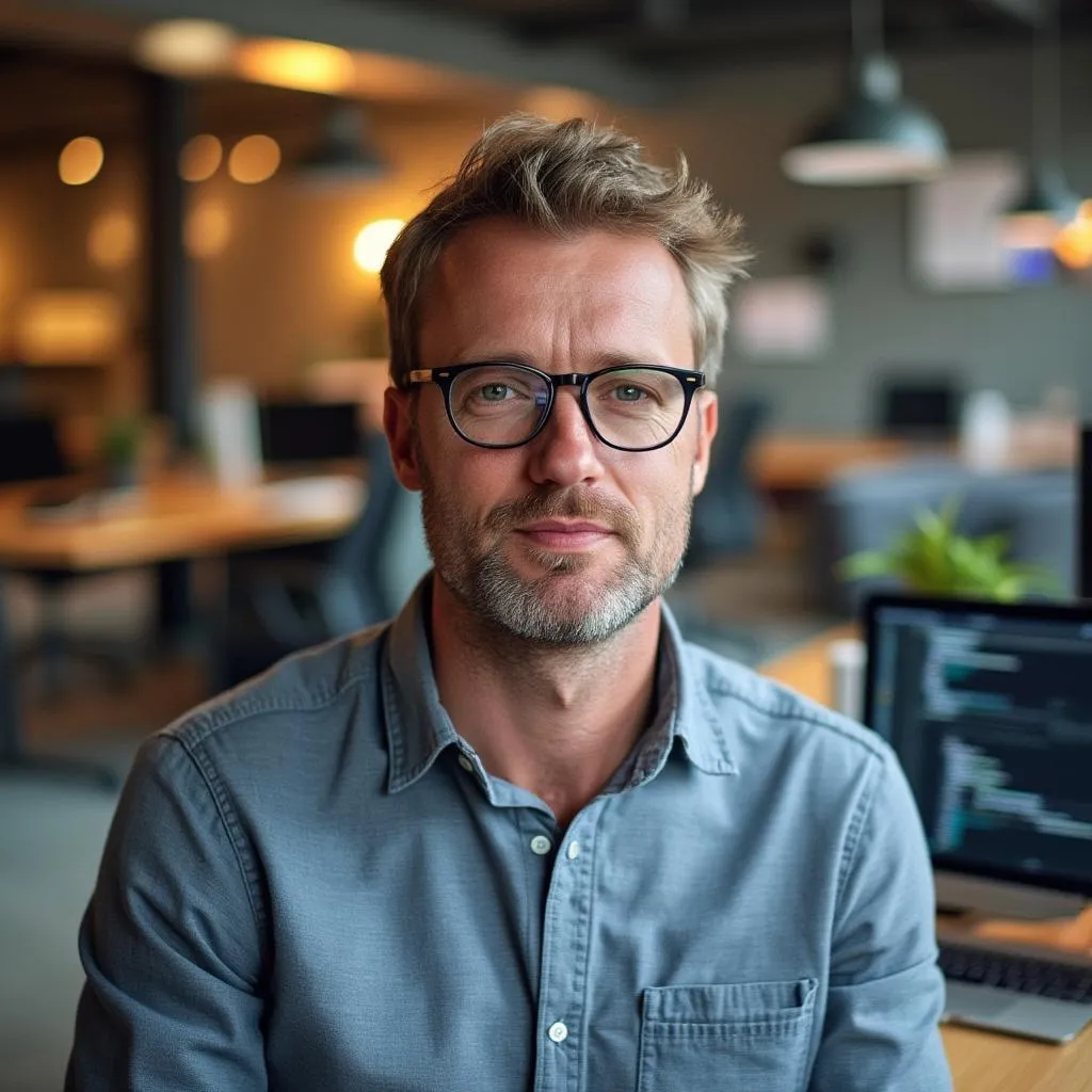 Portrett av Morten Bakken